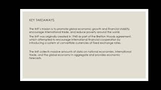 International monetary fund ppt International monetary fund ppt