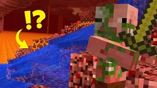 WATER IN THE NETHER! (Minecraft CHUNK ERROR)
