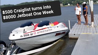 Seadoo Twin Engine Speedster Jet Boat Restoration