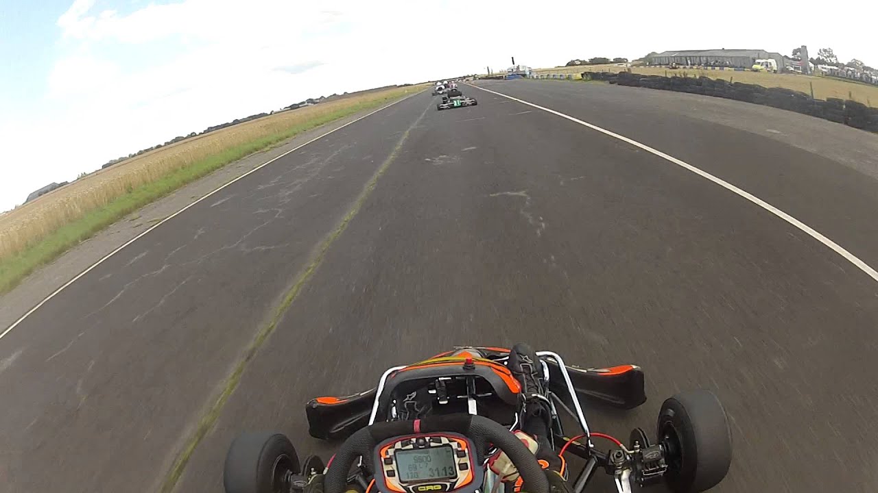 Aixro XR50 racing with KZ at Strubby Woodthorpe GP 2013