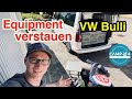 Gepäckmanagement im VW Bulli: Verstauen von Equipment, Zubehör und Gepäck (T6.1 California)