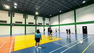 Sherina Nikki Vs. Crystal Klau - Iranian Club Badminton Court