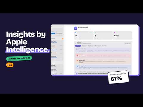 Micro-CRM: Simple Client Management for Mac & iPhone