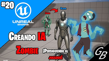 Tutorial UNREAL ENGINE 5.1 #20 | Creando IA de Zombie - Perseguir al jugador