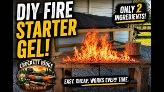 Make Fire Anywhere! -Easy DIY Fire Starter Gel (2 Ingredients)