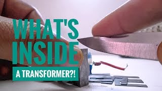 Construction of a Transformer | Shell Type | Step-down