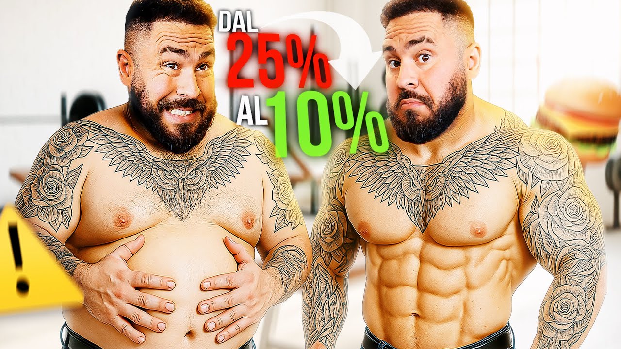 COME ARRIVARE AL 10% DI MASSA GRASSA! - TUTORIAL DEFINIZIONE