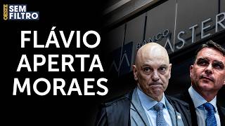 CASO MASTER: Flávio Bolsonaro pede ao STF suspeição de Moraes para julgar Vorcaro