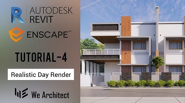 Enscape Tutorial हिंदी |  Realistic Day Render in enscape | Hindi