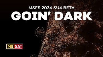 Flying at night just got more fun | Around the world in 4 minutes | MSFS 2024 SU4 Beta