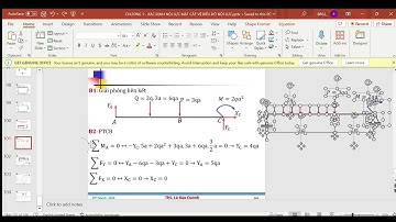 Sức bền vật liệu (SBVL1): Bài 5 -  Chương 1: HD vẽ Biểu đồ nội lực bằng Phương pháp mặt cắt (Part 5)