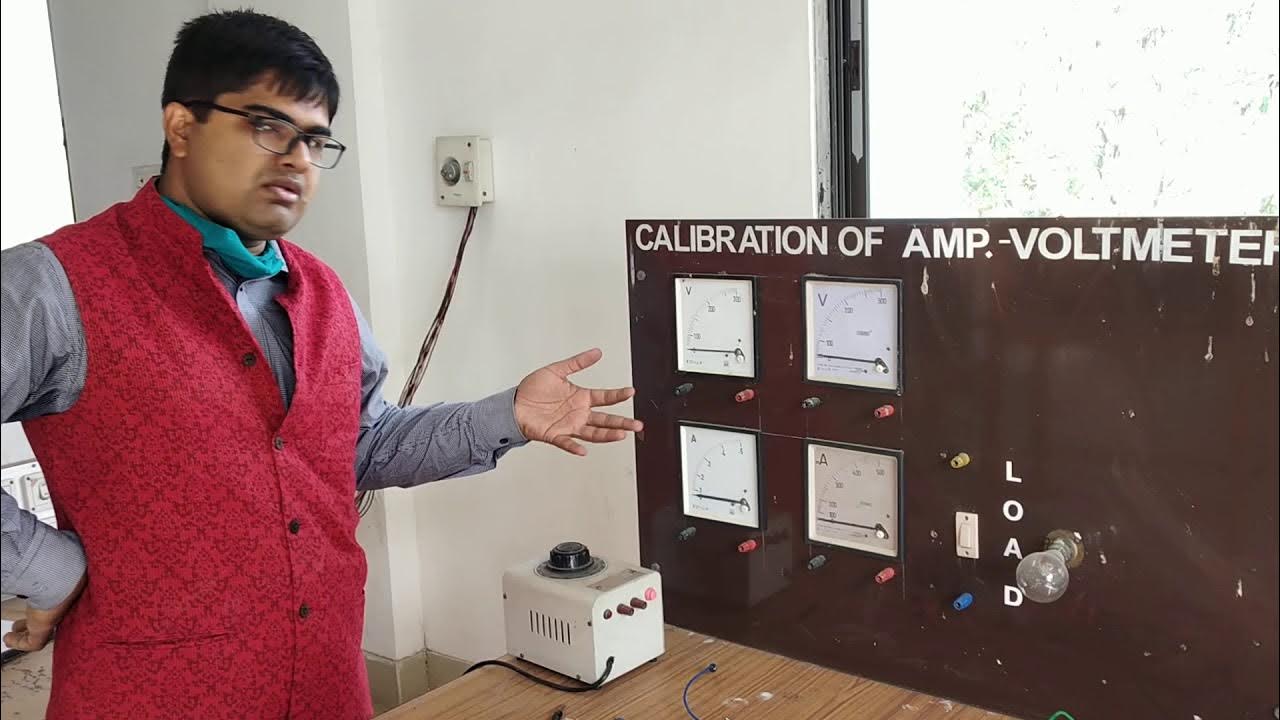 Experiment No 6, Calibration of Voltmeter and Ammeter YouTube