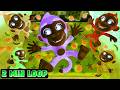 🎶3 Minute Loop! Five Little Monkeys Remix 🐵 Fun Music Variations | Happy Kids Songs & Nursery Rhymes