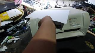 CARA TES PRINT MANUAL PRINTER TALLY GENICOM 5040 HASIL PRINT HEAD