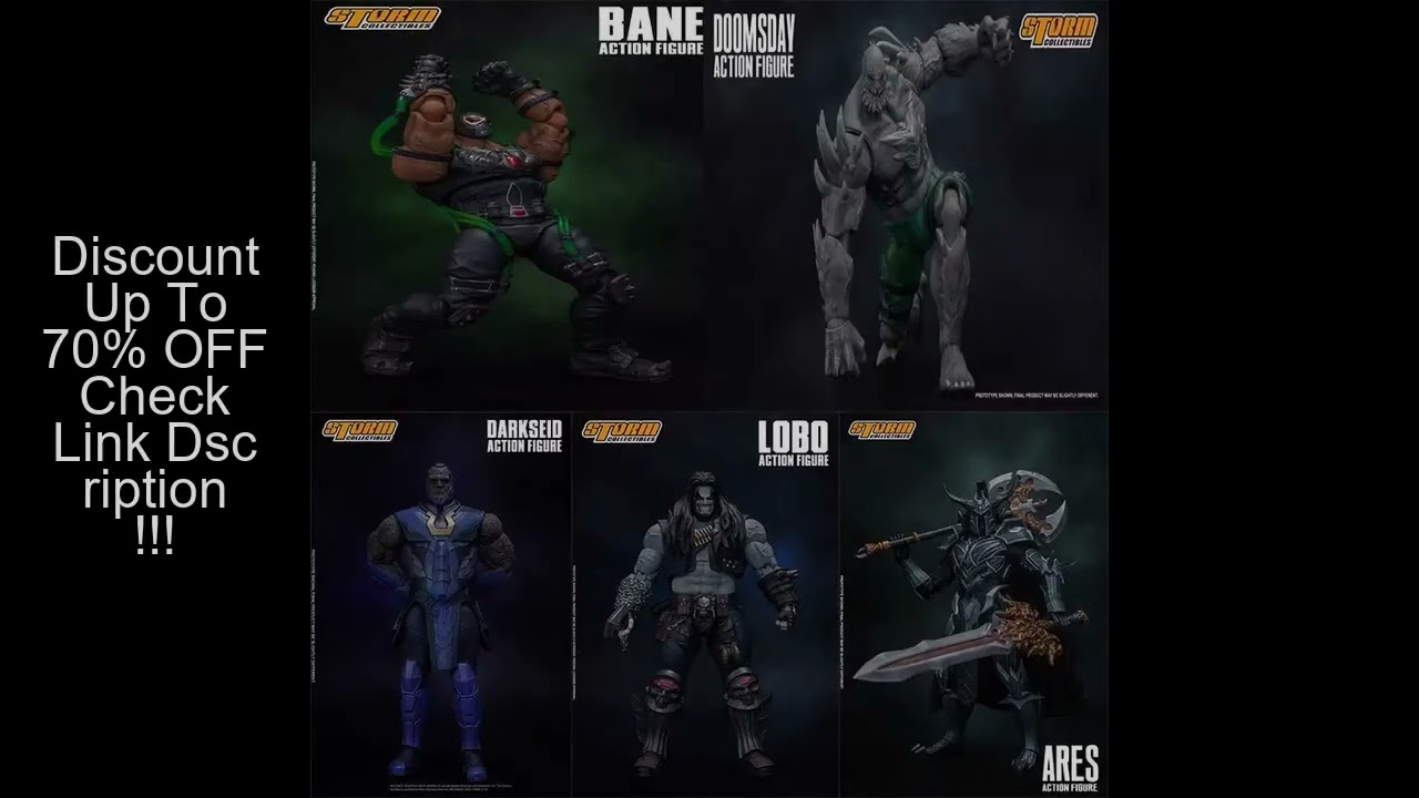 New DCIJ05 Storm Toys 1/12 Soldier Doomsday DARKSEID Bane LOBO ARES 6'' Action Figures Model In Stoc