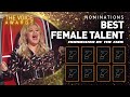 Best Female Talent nominees | The Voice Awards 🏆