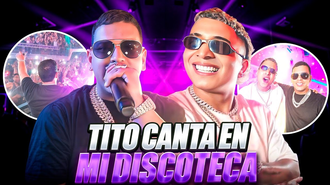 TITO EL BAMBINO CANTANDO EN MI DISCOTECA 🔥| SHOW ESPECIAL | MR STIVEN