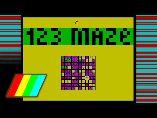 123 Maze - ZX Spectrum - YouTube