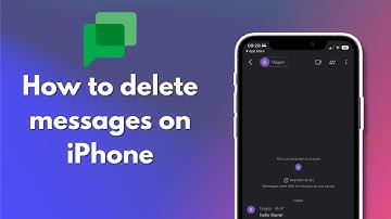 How to delete google chat messages on iPhone 2024