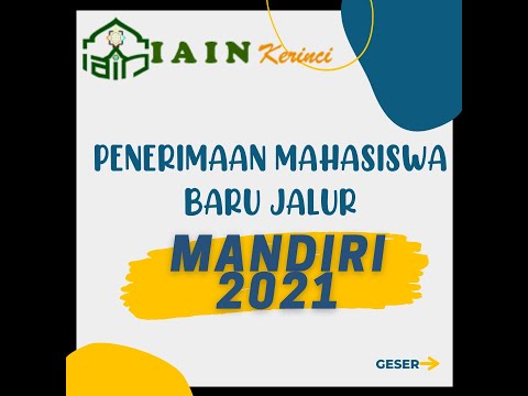 PMB MANDIRI IAIN KERINCI 2021