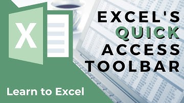Beginner Excel Tutorials | Using the Microsoft Excel Quick Access Toolbar