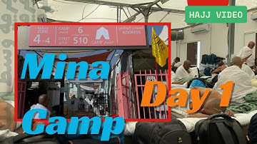 Indian Haji 🇮🇳 Mina Camp Day 1 | Haj 2025 | Mina Camp