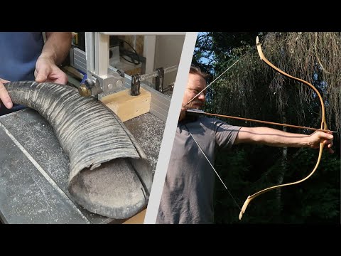 видео: Making a horn bow - How to make a composite bow