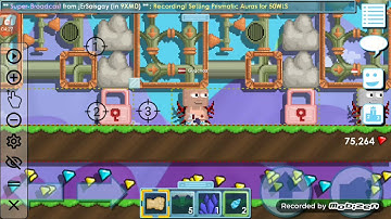 Growtopia | How to auto break in BFG worlds (Android)
