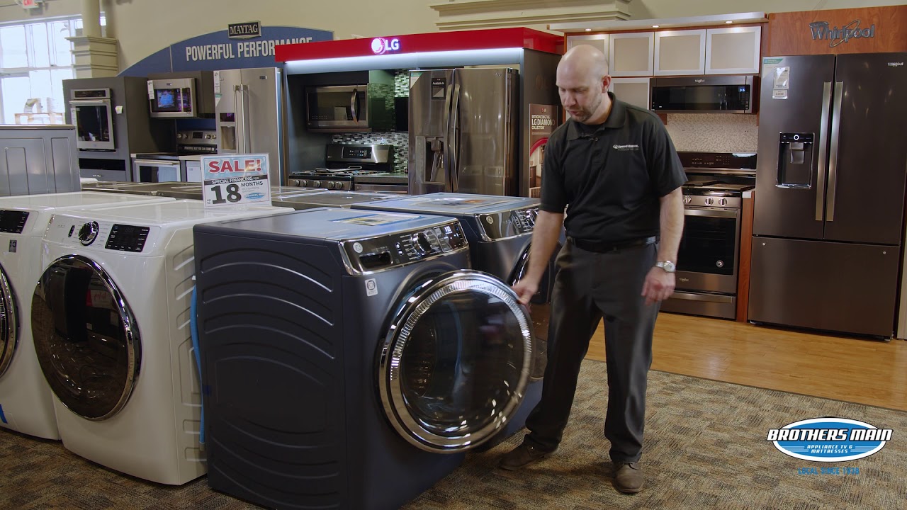 GE GFW850SPNDG 5.0 cu. ft. Capacity Smart Front Load ENERGY STAR® Steam