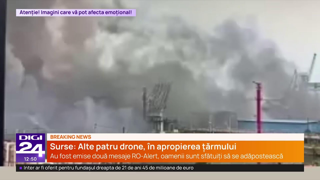 🟣 Drone Marină a Explodat în Portul Constanța, Activând Planul Roșu de Intervenție (II)