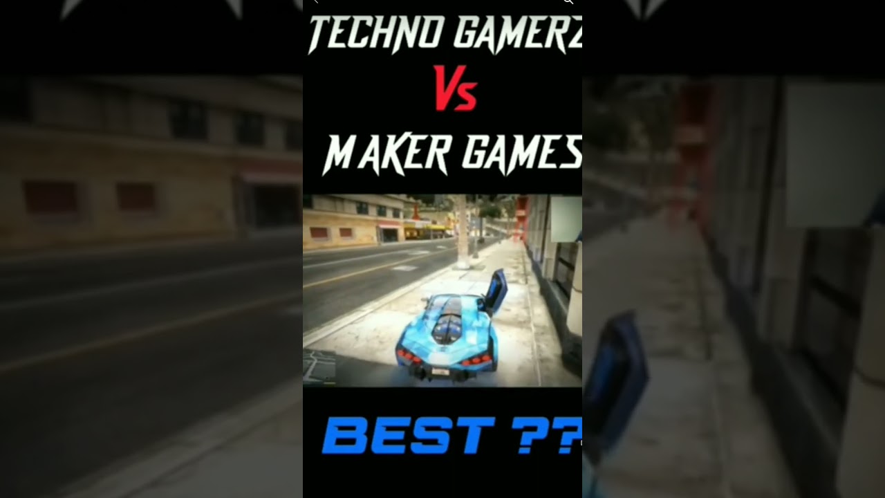 Techno gamers vs maker games 