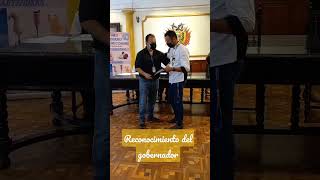 un reconocimiento de parte de la gobernación🤗