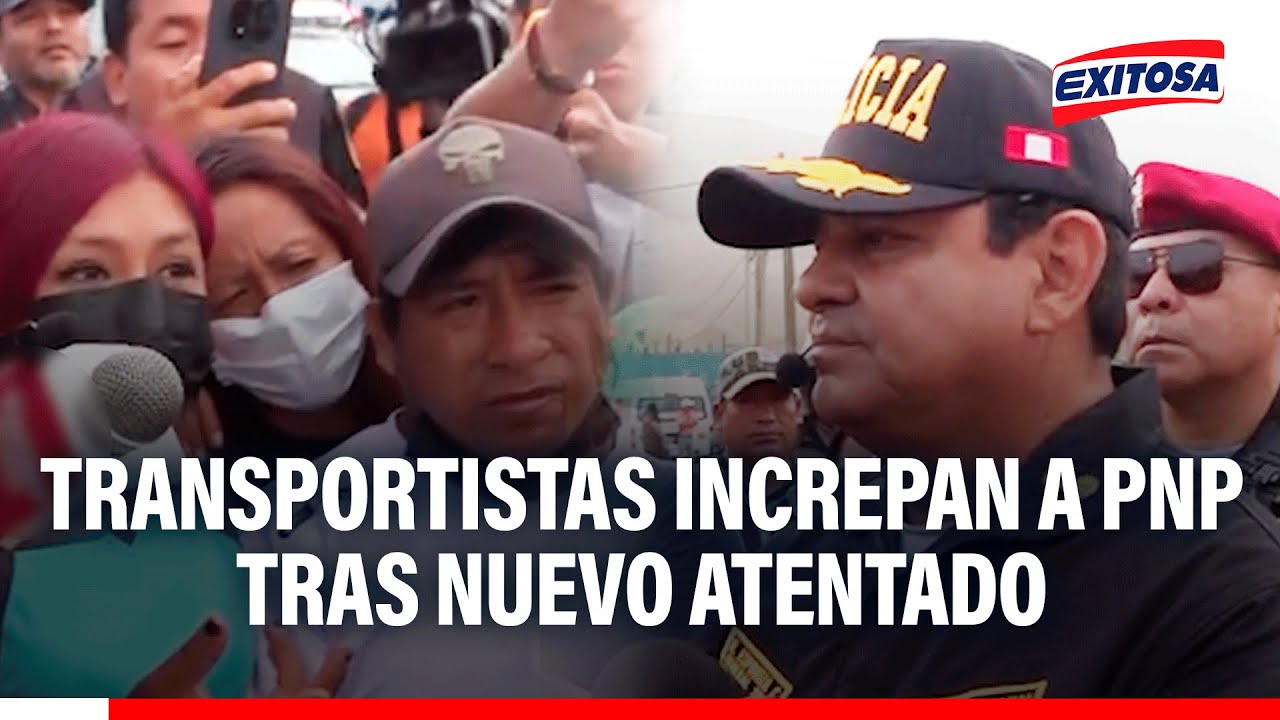 🔴🔵Transportistas INCREPAN A POLICÍA ante el incremento de los ataques extorsivos