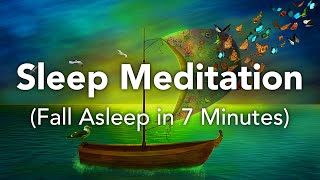 Guided Sleep Meditation, Fall Asleep In Minutes Spoken Sleep Meditation With Water Sound for Sleep screenshot 1