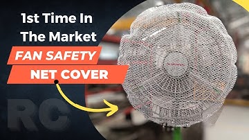 Almonard Fan Safety Net Cover for finger cut protection | Fan cover | Fan guard | PVC Fan net Cover