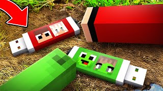 JJ and Mikey Found Families Secret USB Drive in Minecraft (Maizen)