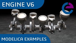 EnVision - Modelica Examples - Engine V6