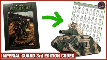 IMPERIAL GUARD 3rd Edition Codex Overview - What Can We Learn From This 1999 Warhammer 40k Book?