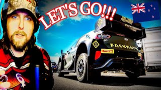 NASCAR Fan Reacts to WRC RALLY NEW ZEALAND 2022 - SS1 AUCKLAND DOMAIN