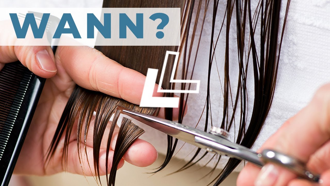 Lange Haare Spitzen schneiden Wann & Warum? - YouTube