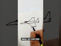 How To Draw A Plane Easy Drawing Figure Drawing Shorts Ytshorts Drawing 