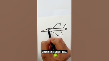 🔴 How to Draw a Plane ✈ | Easy Drawing | Figure Drawing #shorts #ytshorts #drawing