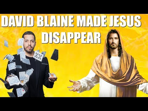 Brilliant Idiots: David Blaine Made Jesus Disappear