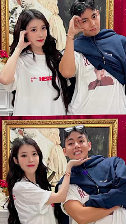 Kim Taehyung and Jhope attended IU concert
