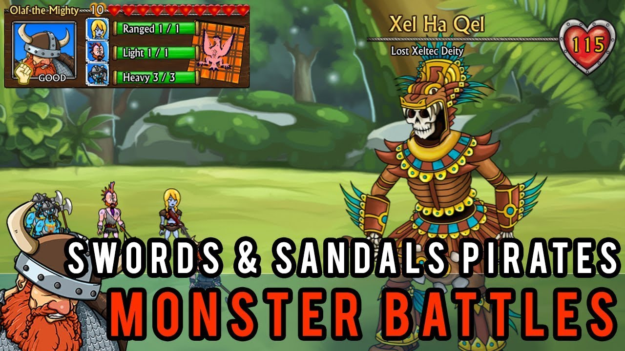 Swords and Sandals Pirates: Giant Monster Battles (preview) - YouTube