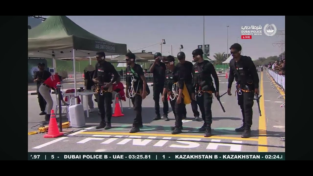 SWAT CHALLENGE IN UAE 🇦🇪 DAY 4  PERFORMANCE  NSG INDIA 🇮🇳  (well done team india 🇮🇳 )