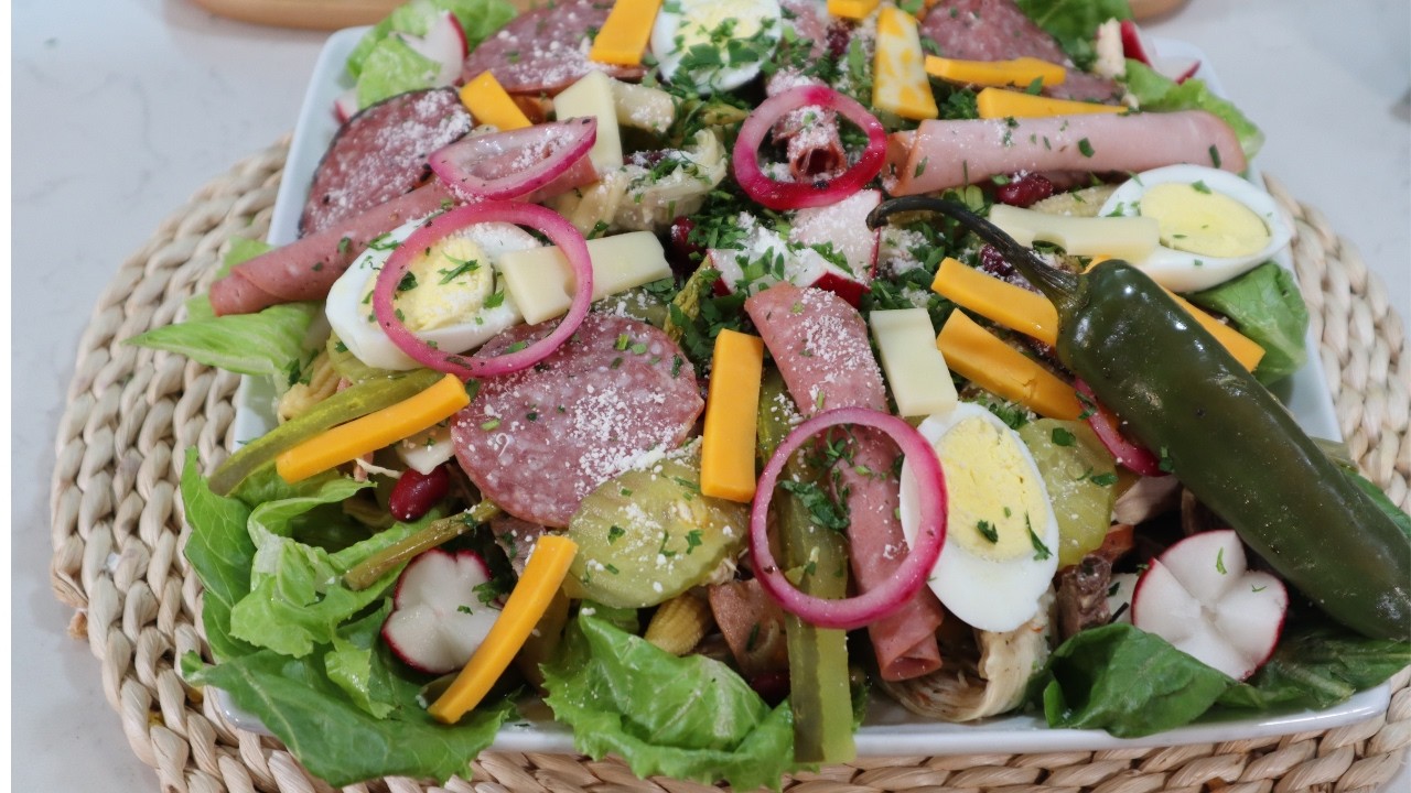 Friambre platillo tradicional guatemalteco, fiambre blanco #irmagodoy #friambreguatemalteco.