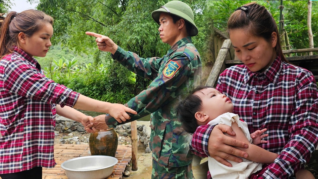 17 year old girl takes care of her child alone - husband returns to find mother imprisoned