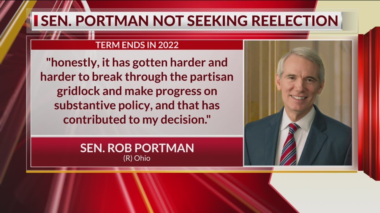 Sen. Rob Portman Won't Seek Reelection