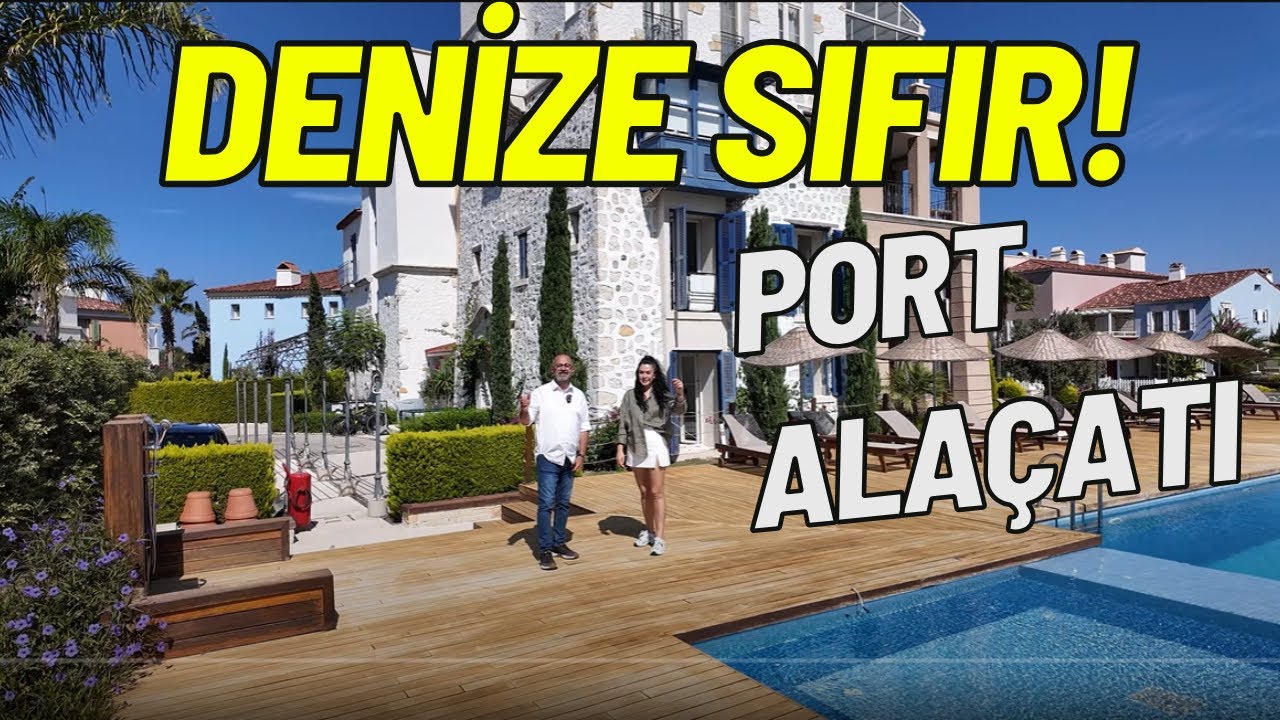 Alaçatı'da Kapıya Yatınızı Bağlayabileceğiniz Bir Mülk! Port Alaçatı İzmir Çeşme